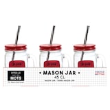 thumbnail of Mason Jar 45cl en verre Dites Le Avec Des Mots MO1211