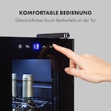 thumbnail of Klarstein Shiraz 12 Slim Uno Weinkühlschrank 32l/12Fl.Touch 85 W 5-18 °C LED Schwarz