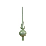thumbnail of Christbaumspitze Glas 26cm - Matchagrün glänzend