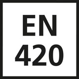 thumbnail of Hygostar Einmalhandschuhe, Latex, ungepudert, Größe L, weiß, 100 Stück