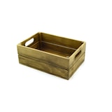 thumbnail of Hostelnovo - Caja de madera natural envejecida de 25 x 17 x 10 cm