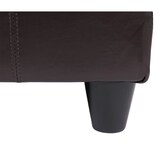 thumbnail of Panca contenitore Kriens, pelle + finta pelle, 112x45x45cm ~ marrone