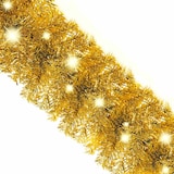 thumbnail of vidaXL Weihnachtsgirlande mit LED 10 m Golden