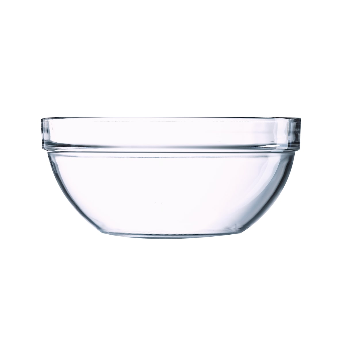 METRO Professional Saladier en verre, 2.9 L, Ø 23 cm, rond, transparent