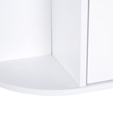 thumbnail of Armario de Baño con Espejo Mueble Colgante de Aseo con 1 Puerta 2 Estantes Interiores y 6 Estantes Laterales para Salón Cocina Dormitorio 66x17x63 cm