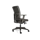 thumbnail of Büro-Drehstuhl mit Lordosenstütze Chefsessel  Bürostuhl 980-1125x485x440 mm Schwarz 210360
