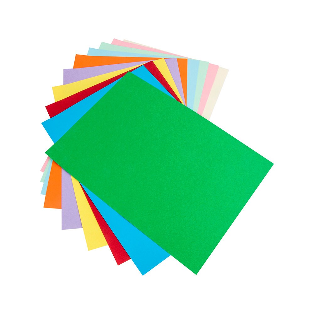 Papel Color Liderpapel A4 80Gr 10 Colores Surtidos Paquete De 100 Hojas