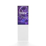 thumbnail of Exposiciónate Smart Line Digitale Infostele Mit 43" Samsung-Bildschirm Und Touchscreen Weiß DITTOTEM43C9003ESFT