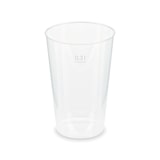thumbnail of 125x Mehrwegbecher Pfandbecher transparent PP Eichstrich 0,3 l O 7,9 cm