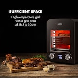 thumbnail of Hannibal Hochtemperaturgrill Indoor 2.200W 850°C Edelstahl schwarz Schwarz