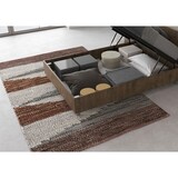 thumbnail of Letto una piazza e mezza contenitore 120x190 testata dritta con doghe noce Ankel