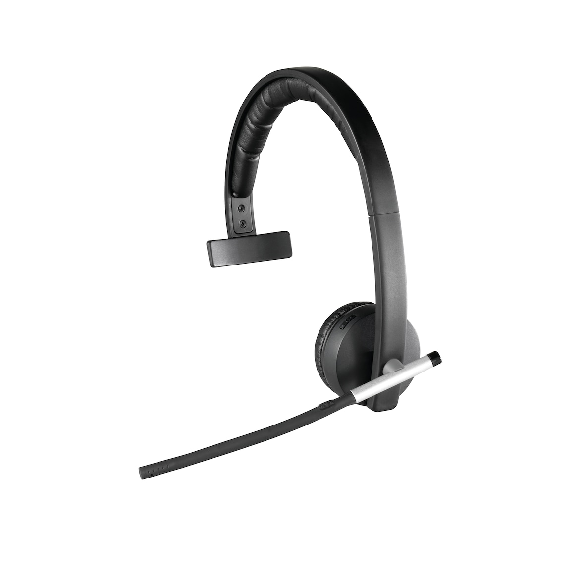 Logitech H820E Wireless Headset Mono with Microphone - Autonomie jusqu'à 10h - Bandeau ajustable - Commandes intra-auriculaires - Noir...