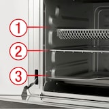 thumbnail of G3 Ferrari Friggisano 32L, Forno Ventilato e Air Fryer, 2000W, 5 Funzioni, 230 °C, Maxi Ventola, Luce Interna, incl. Accessori e Ricettario, G1022100