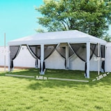 thumbnail of Outsunny carpa plegable 6x3 m cenador plegable con 6 paredes laterales de malla anti-UV y bolsa de transporte para camping fiestas crema