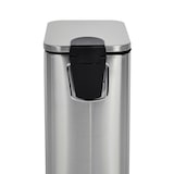 thumbnail of SVITA ST5 Mülleimer Treteimer Tretmülleimer Abfalleimer Edelstahl 5l inkl. Inneneimer Tretmechanismus Softclose-Deckel Tragegriff rechteckig Silber