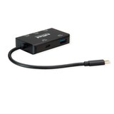 thumbnail of Hub ROLINE USB 3.2 Gen 2, 4 porte (2x USB-A + 2x USB-C), PD, cavo di collegamento di tipo C