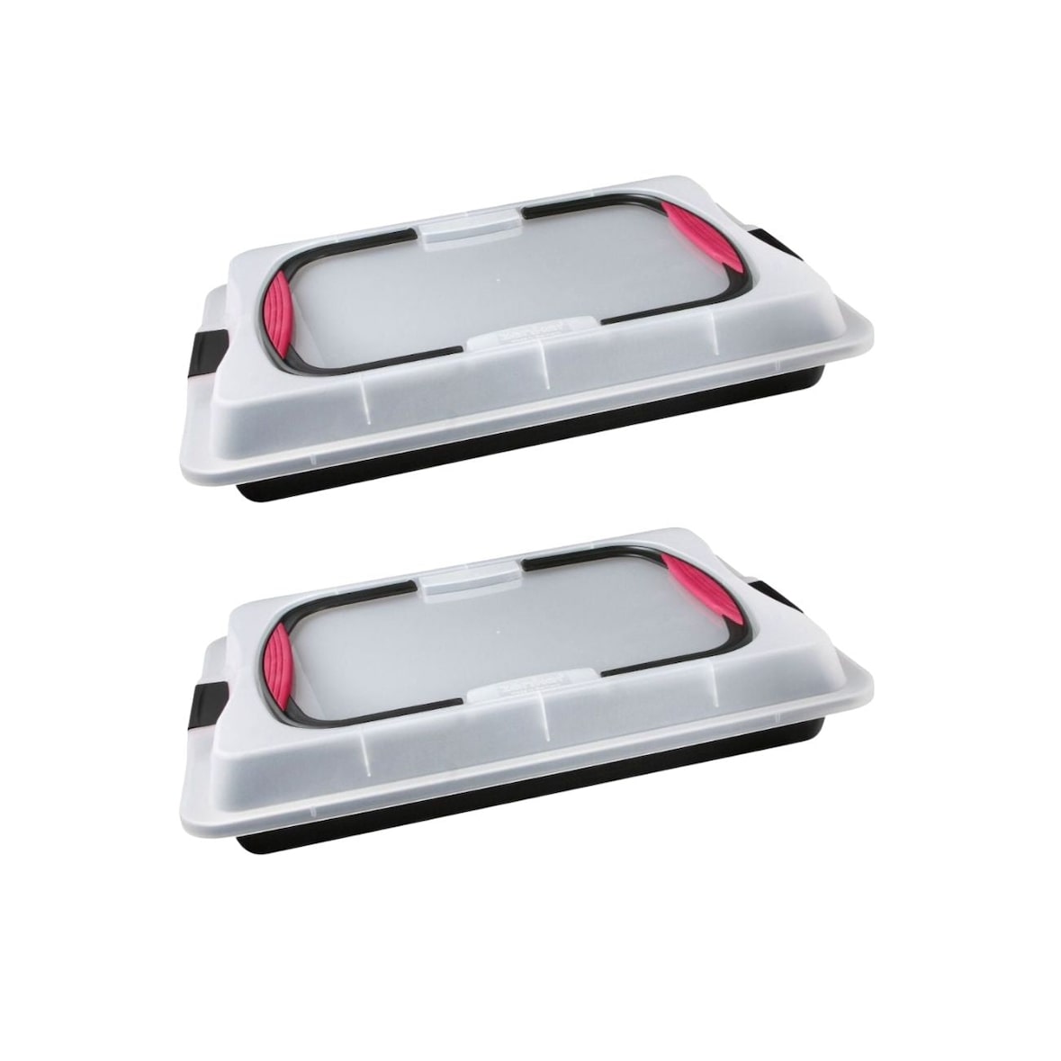 Juego de 2 bandejas para hornear Zenker Special To Go de 42 x 29 cm con tapa
