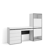 thumbnail of Scarpiera, Mobile Salvaspazio, 187x35x145cm, Camera da letto, Cassettiera, Tavolo da toeletta, Stile moderno, Bianco _ 459_6