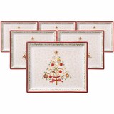 thumbnail of Villeroy & Boch Winter Bakery Delight Gebäckplatte 27 x 23 cm 6er Set