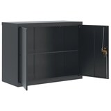 thumbnail of vidaXL Aktenschrank Anthrazit 90x40x110 cm Stahl