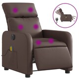 thumbnail of vidaXL Massagesessel Elektrisch Braun Kunstleder