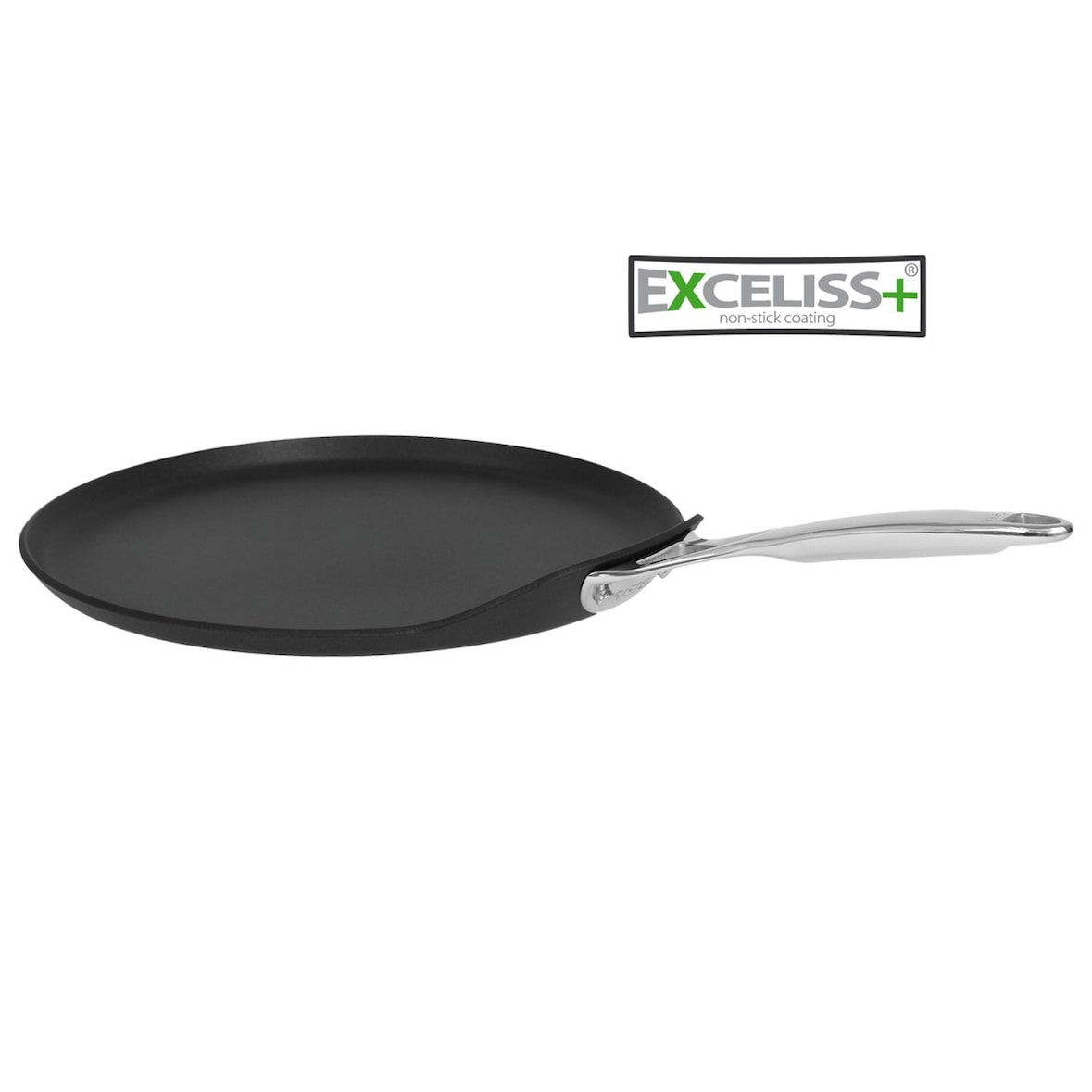 Poêle à crêpes Ø28 cm antiadhésive en aluminium revêtement - Exceliss®+  Ø28cm