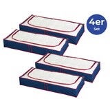 thumbnail of WENKO Unterbettkommode Blau-Rot 4er Set