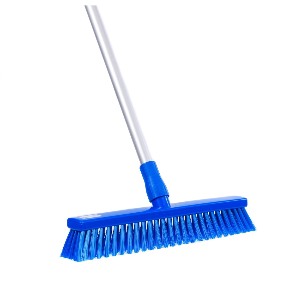 Spezial Hygiene Besen Hygienebesen 40cm Breit mit Aluminiumstiel 145cm Lang HACCP blau Kehrbesen Lebensmittelbesen