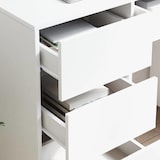 thumbnail of Scrivania con cassetto Bianco 90 x 37,5 x 75 cm Modello Horizon Soleil in derivati \u200b\u200bdel legno