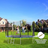 thumbnail of Copertura Bordo di Protezione per Trampolino Elastico Molla 305 cm blu