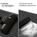 thumbnail of Fußmatte Außen Schmutzfangmatte für Draußen - 50 x 80 cm schwarzem Aluminiumrand Wetterfester Fußabstreifer Outdoor Fußmatte