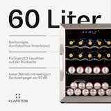 thumbnail of Coachella 60 Smart Getränkekühlschrank | WiFi-Steuerung | Edelstahl-Design | 60 L Silber