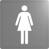 thumbnail of Delabie Wand Symbol Damen-WC Edst. 1.4301 satiniert (ex-0011410000)