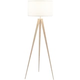thumbnail of Stehleuchte Lunaris, Textilschirm, Dreibeingestell - eiche