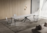 thumbnail of Niket Ausziehtisch 130/390x90 cm, Esche weiß, Beine anthrazit