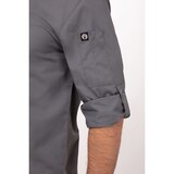 thumbnail of Chef Works® Kochjacke LANSING, Druckverschluss, Cool Vent, lite, Grau, Größe  3XL