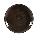 thumbnail of Churchill Super Vitrified Stonecast Patina Iron Black Flache Coup Teller, 16,5 cm, 12 Stück