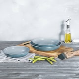 thumbnail of BERGNER - Juego 3 Sartenes Ø18/20/24cm de Aluminio Prensado Reciclado Verde Mango Extraíble con 3 Cuchillos Acero Inoxidable con Soporte Magnético