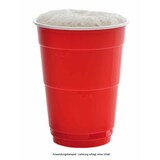 thumbnail of 200x Partybecher "Red Cup", PS, rot/weiß, 400ml (200 Stk.)