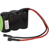 thumbnail of Notleuchtenakku NiMH 3,6V 4000mAh F1x3 Baby C mit Kabel und Faston-Buchsen -4,8mm / +6,3mm