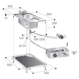 thumbnail of Friteuse Électrique Encastrable Drop-In - 10 L - CombiSteel