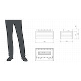 thumbnail of Planika - Queimador de bioetanol sem ventilação Senso Basket BEV, controle remoto, chama real, aço