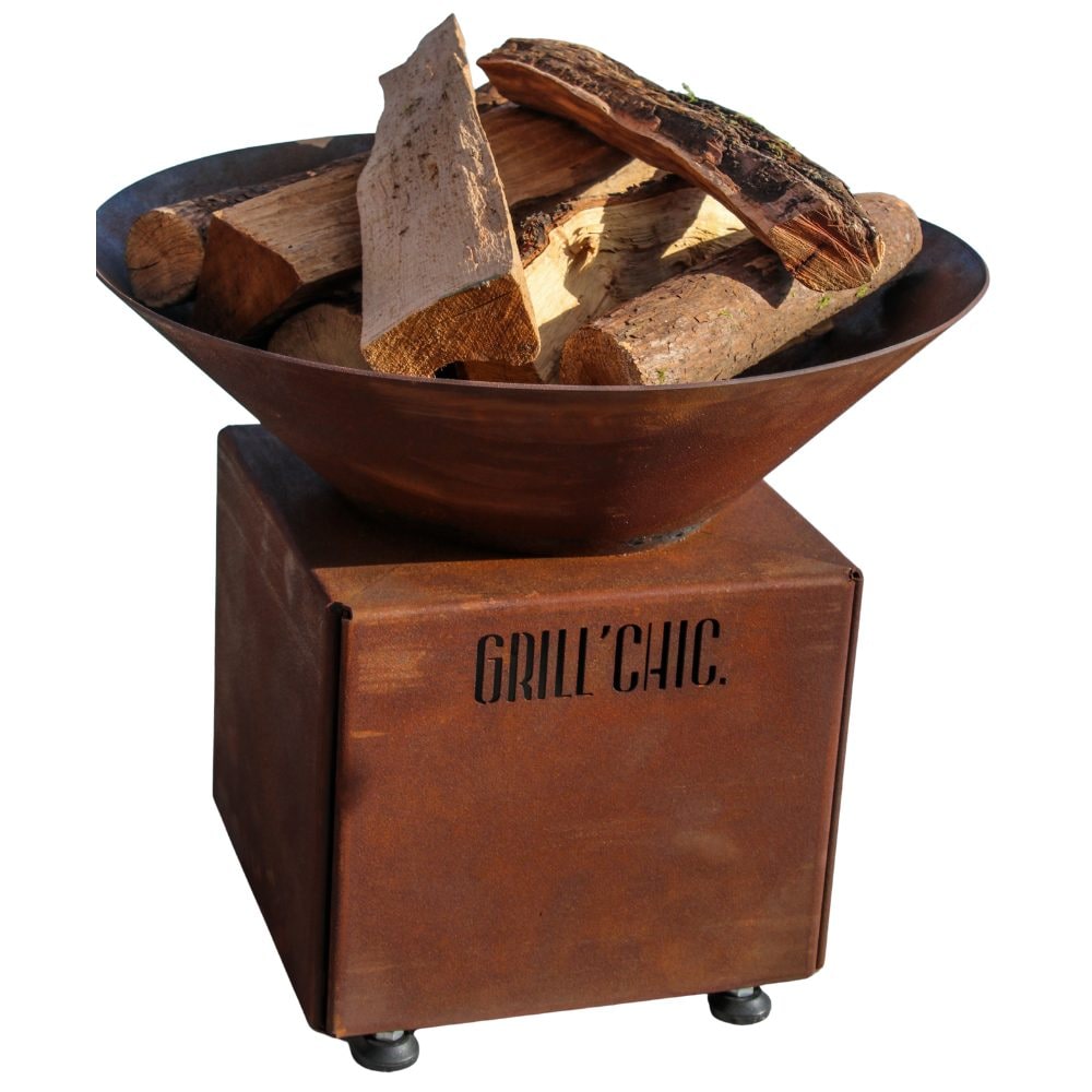 Mini Cevenol Corten Ciotola da fuoco tonda 42 Singola Ciotola