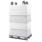 thumbnail of GILAC Bac grand volume double-paroi - chape inox - 310 L - Blanc G156921