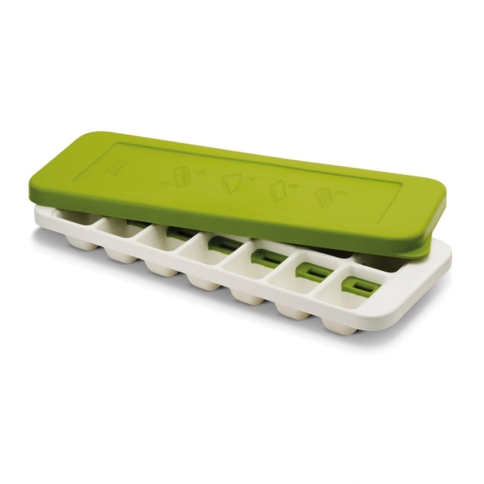 Bac à glaçons libération facile avec couvercle quicksnap -  Vert  Plastique Joseph Joseph 31x13 cm