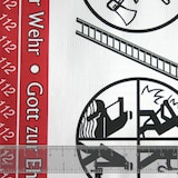 thumbnail of JUNOPAX Papiertischdecke Feuerwehr 50m x 0,75m, nass- und wischfest