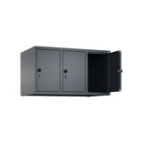 thumbnail of C+P Aufsatzschrank Classic PLUS, 3 Abteile, HxBxT 50x90x50cm, Sicherheitsdrehriegel, Anthrazit von PROREGAL