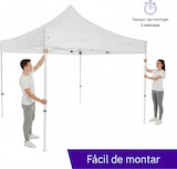 thumbnail of Tenda Pavilhão Dobrável Profissional 4x4m | Alumínio Hexagonal 50x50x2 mm | Teto PVC 520g/m² Reação ao Fogo M2 | Branco