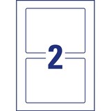 thumbnail of Träger-Etiketten 160x120 mm weiß VE=10 Stück / 5 Bögen