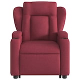 thumbnail of vidaXL Elektrischer Massagesessel mit Aufstehhilfe Weinrot Stoff